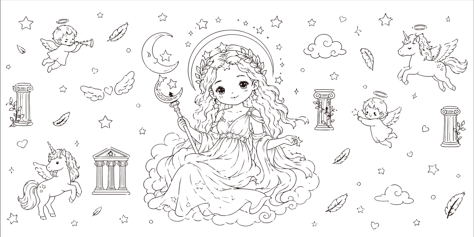 Princess & Magic bottle artwork